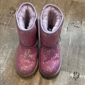 UGG Kids Sequin Booties - Pink
